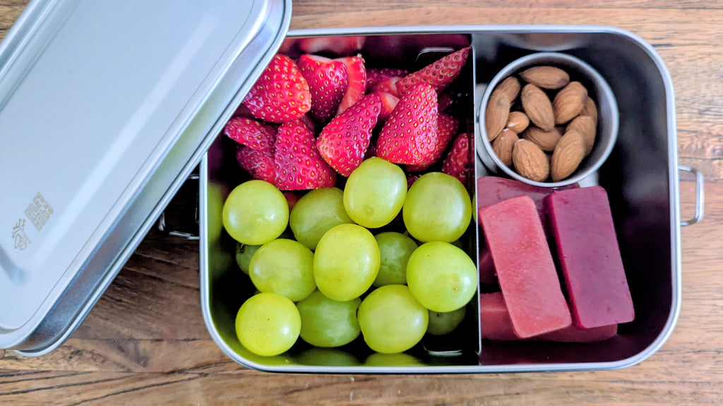Stainless Steel Snack Box - 850ml - with removable divider