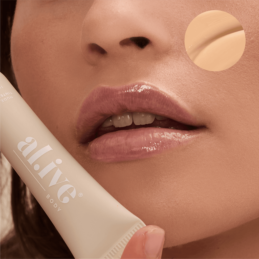 al.ive body - Tinted Lip Butter - Nude Coconut