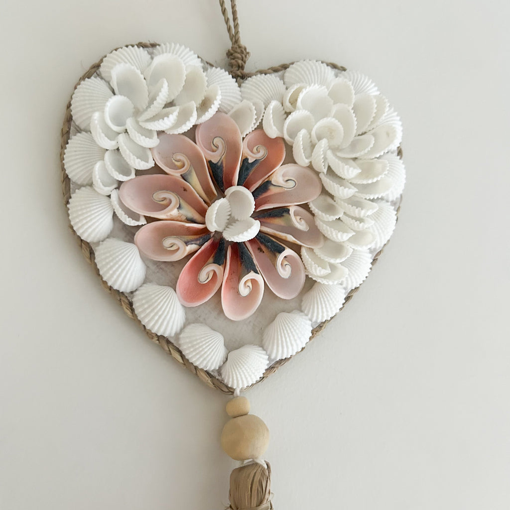 Toria Shell Heart Wall Hanging