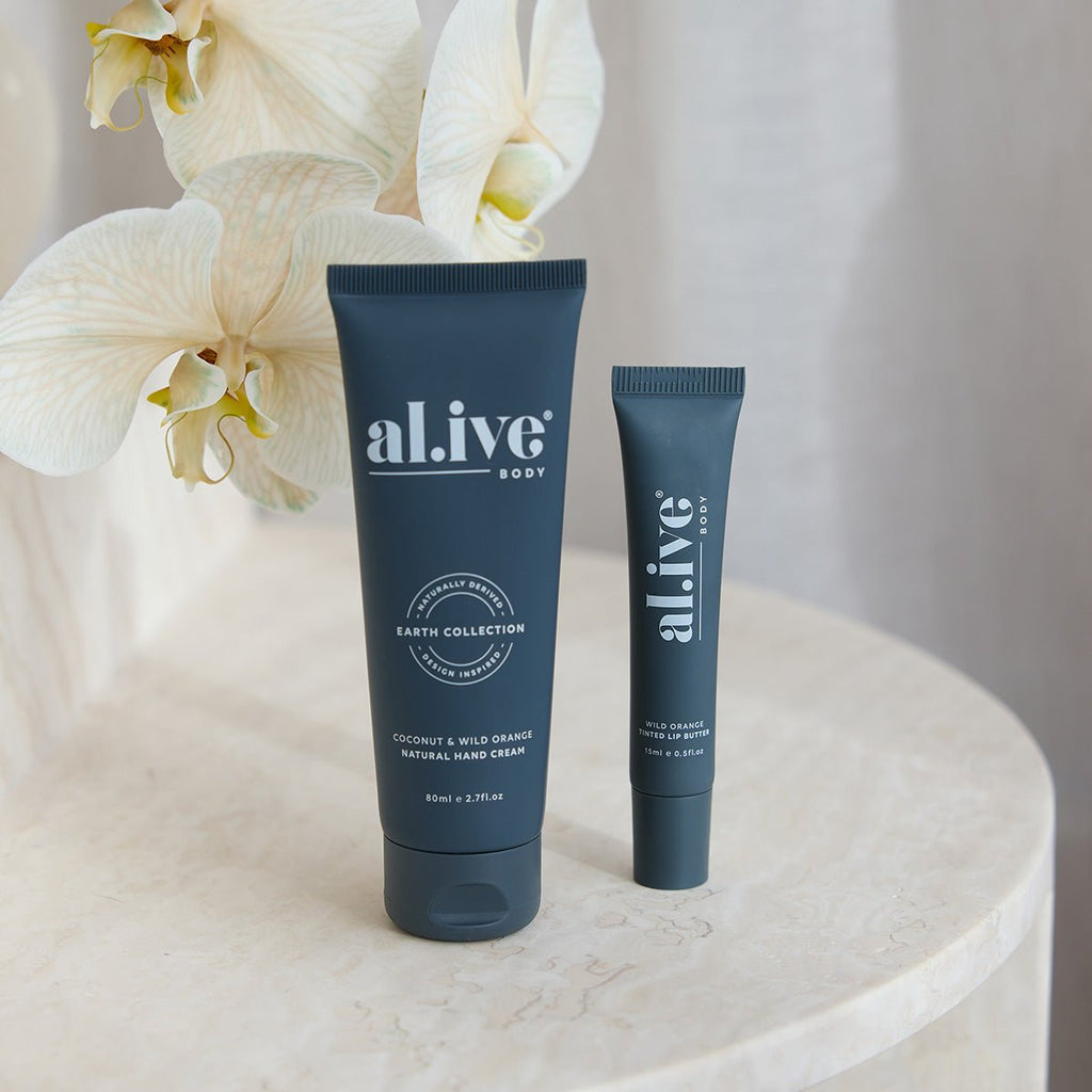 al.ive body - Tinted Lip Butter - Wild Orange