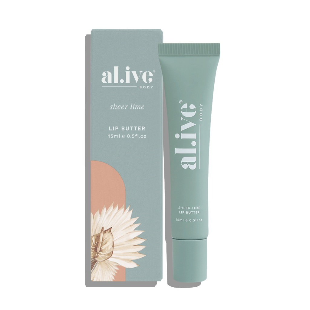 al.ive body - Tinted Lip Butter - Sheer Lime
