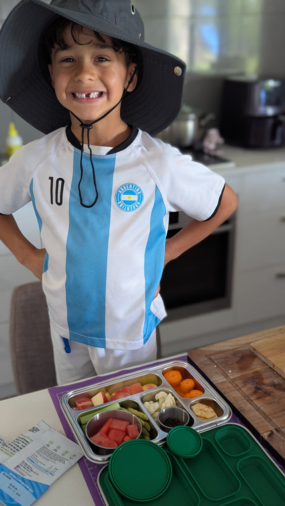 PureBento – Stainless Steel Bento Box with 5 Compartments & Bonus Containers [Green]