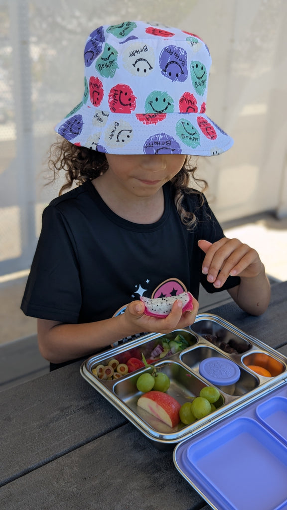 PureBento – Stainless Steel Bento Box with 5 Compartments & Bonus Containers [Purple]