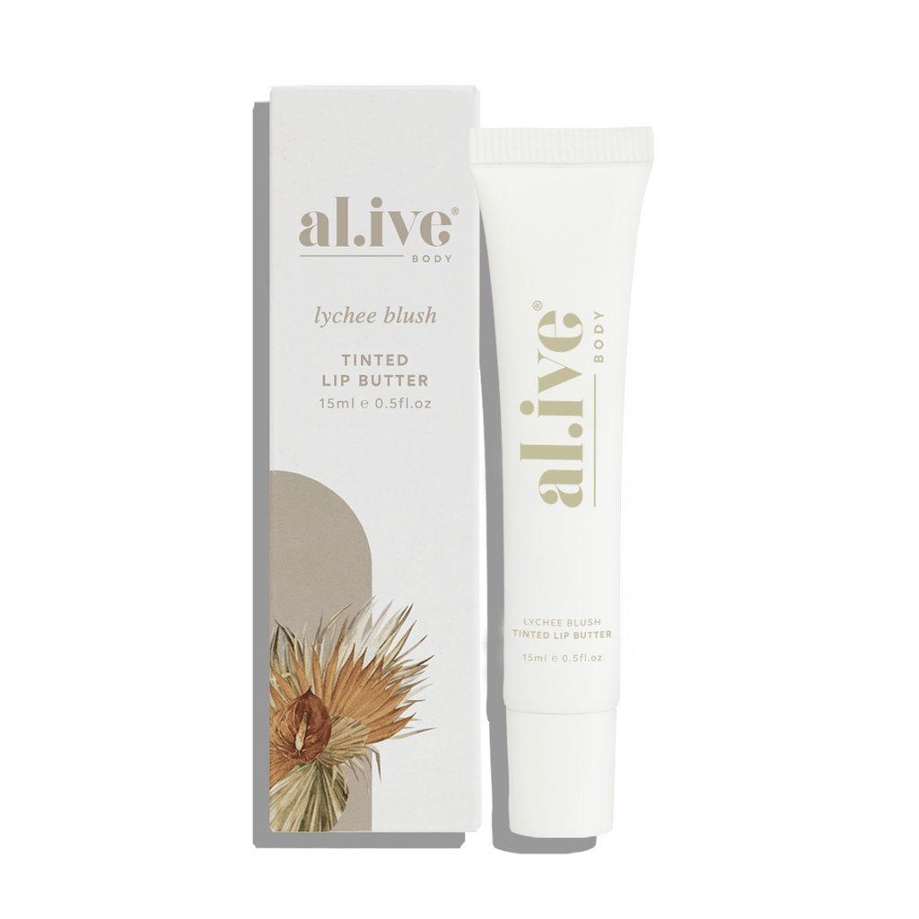 al.ive body - Tinted Lip Butter - Lychee Blush