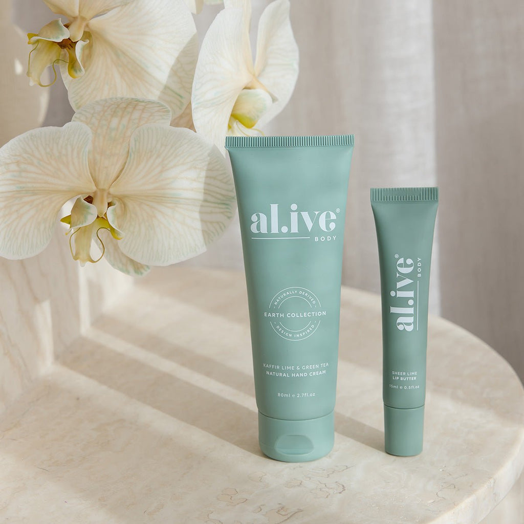 al.ive body - Tinted Lip Butter - Sheer Lime