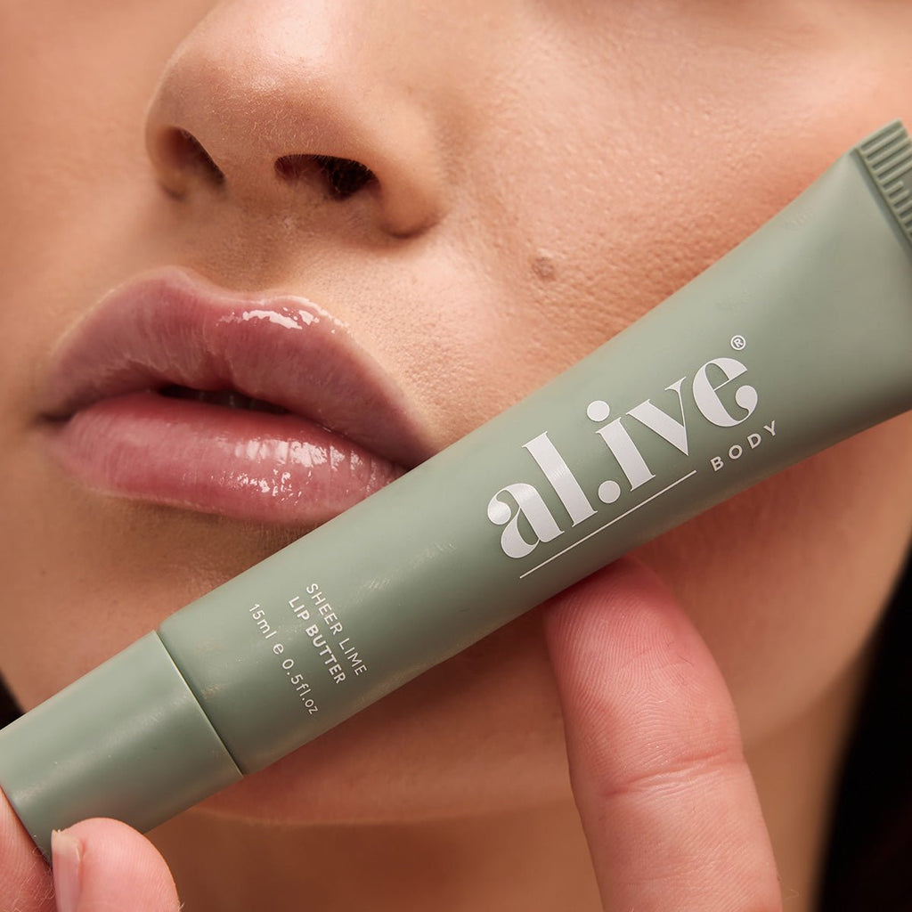 al.ive body - Tinted Lip Butter - Sheer Lime