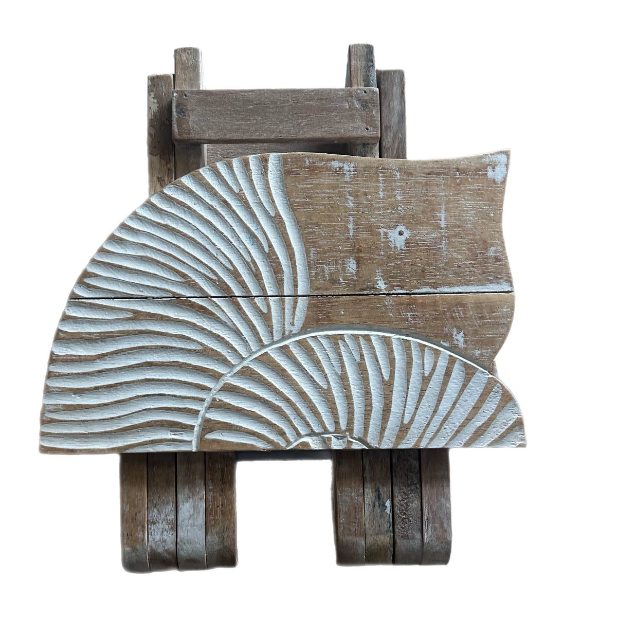 Arli Shell Foldable Table [Natural] | NMP Living
