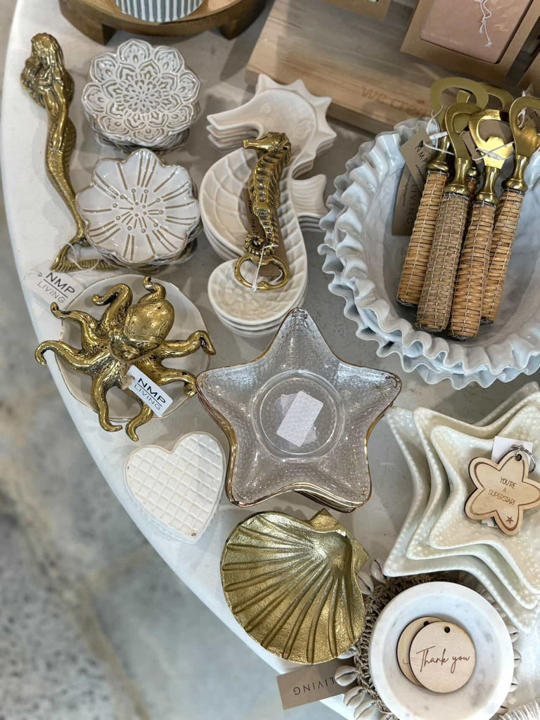 Laying Mermaid Brass Bottle Opener