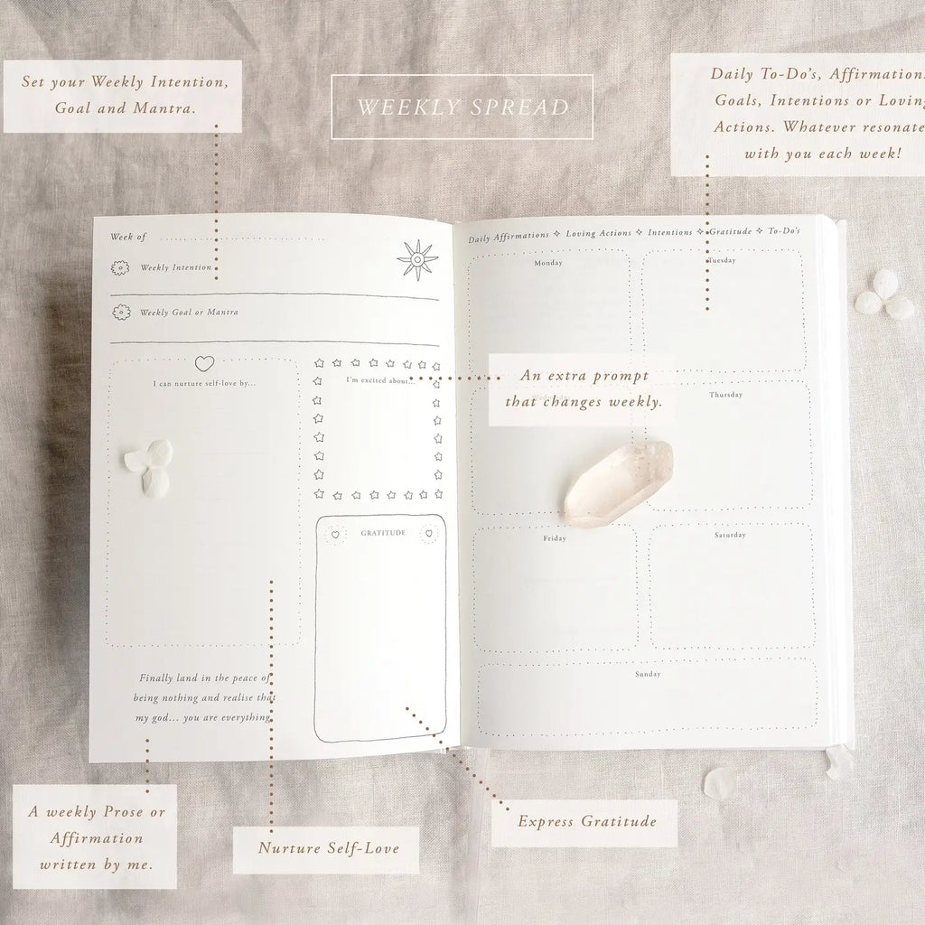 ‘A year of coming home’ - Guided Self-Love Journal