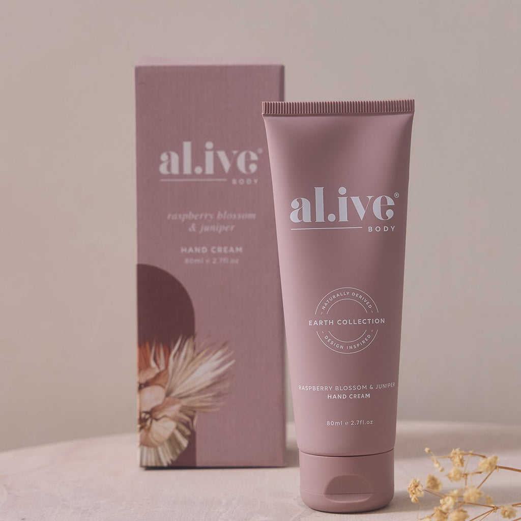 al.ive Body Hand Cream - Raspberry Blossom & Juniper