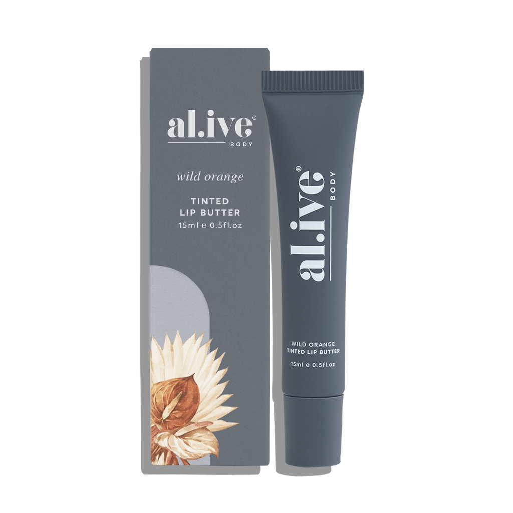 al.ive body - Tinted Lip Butter - Wild Orange