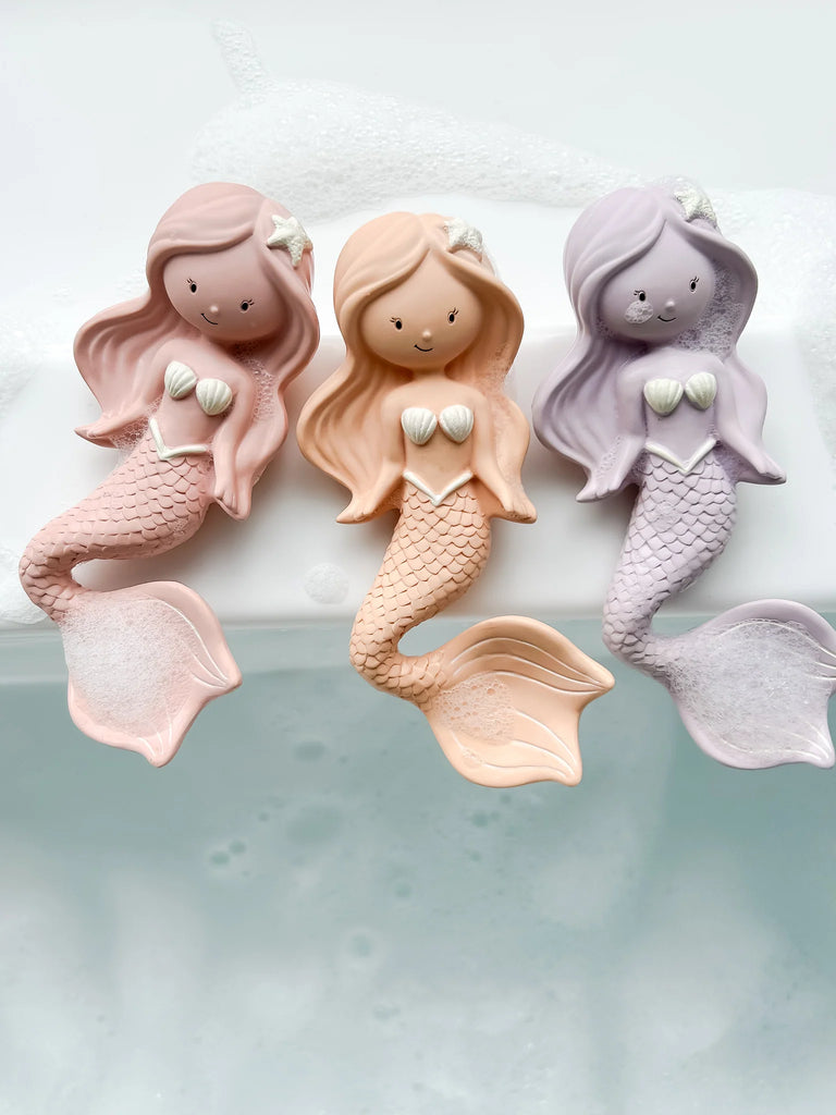 Maeve The Mermaid Teether (Peach)
