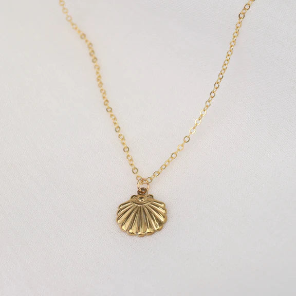 BLC Jewellery - Penida | 18K Gold Plated or Stainless Steel Shell Pendant Necklace