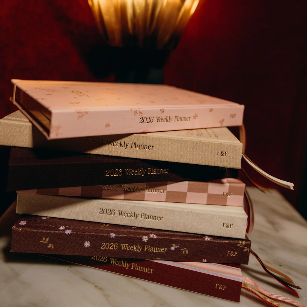 2026 A5 Horizontal Planner - Cream