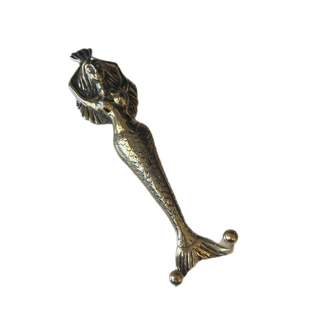 Brass Mermaid Double Wall Hook