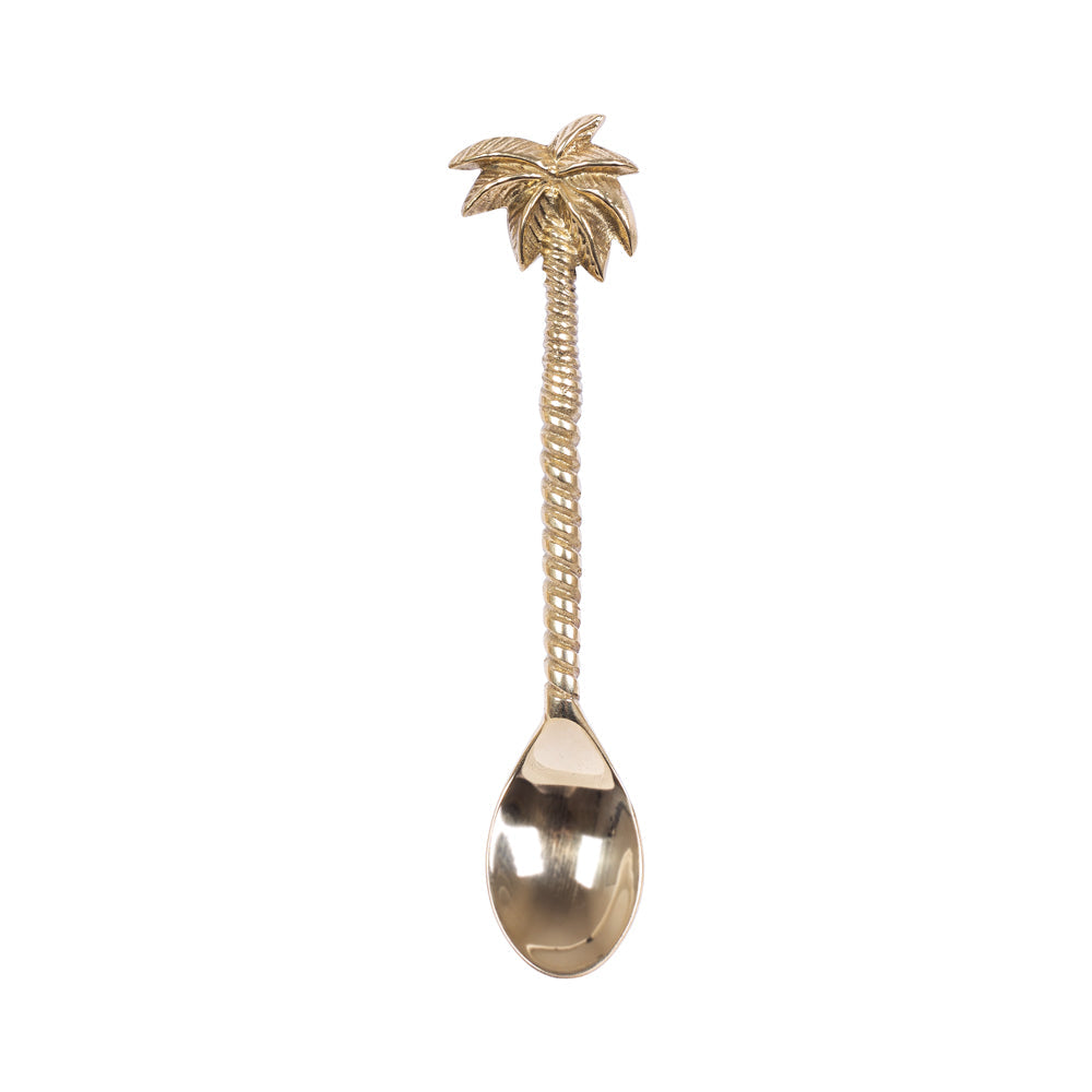 Brass Palm Teaspoon