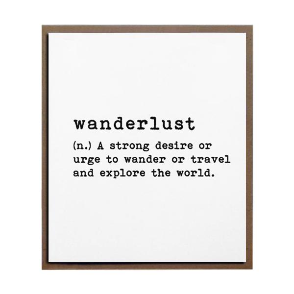 Wanderlust Card