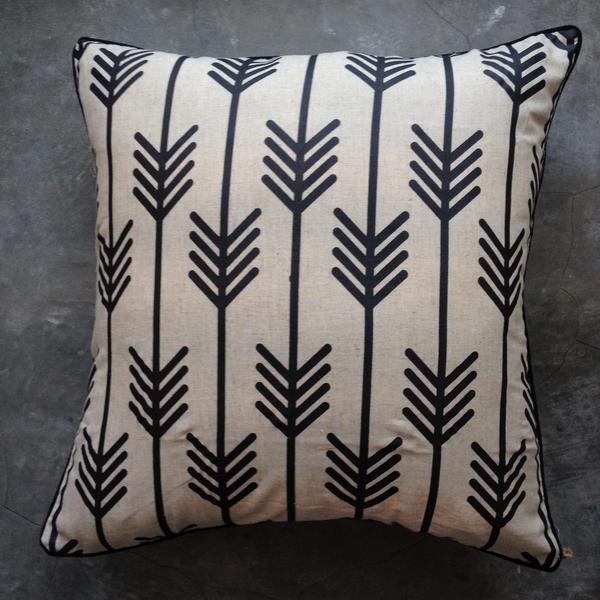 Black Tribe Arrow Cushion