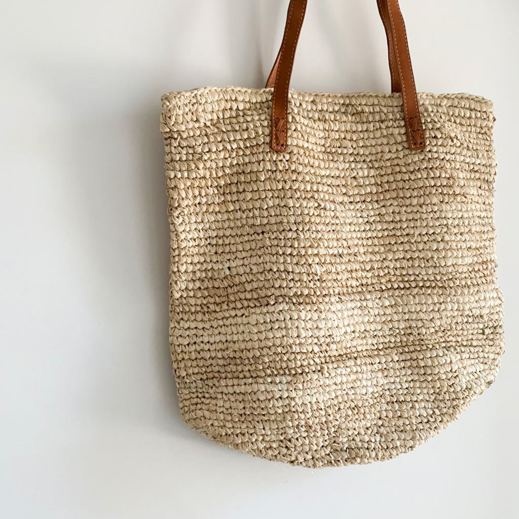 Jumbo Poppy Tote Bag [Natural]