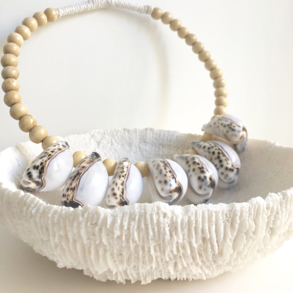 Tiger Cowrie Shell Necklace