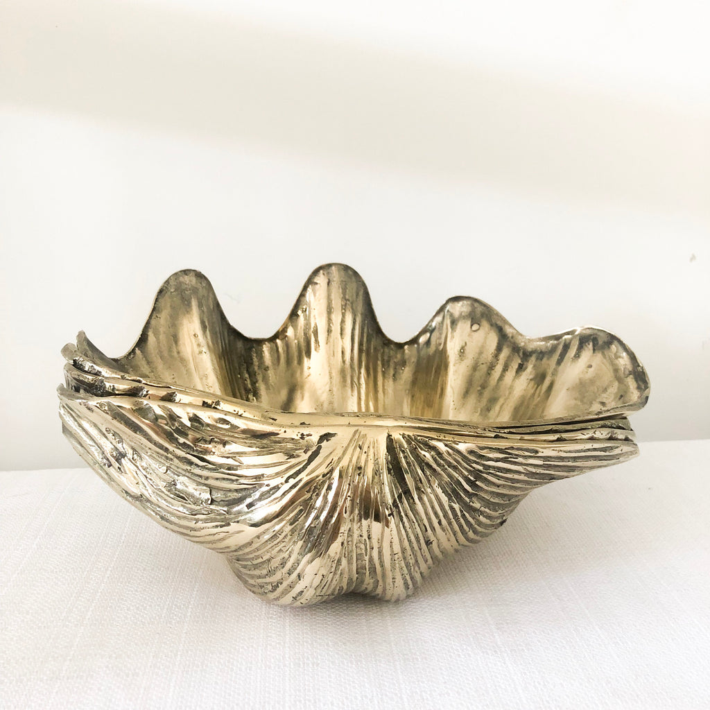Brass Clam Shell {Large}