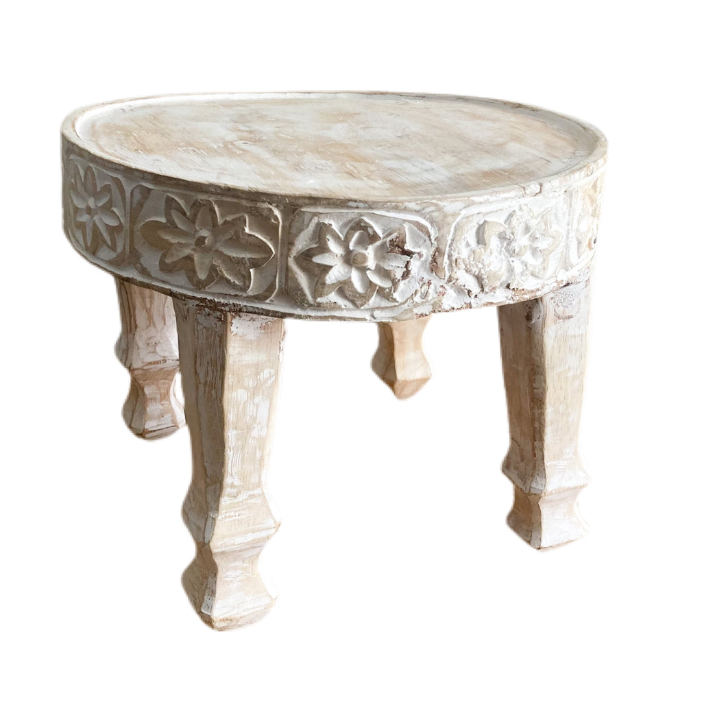 Amylia Wooden Round Table Stand