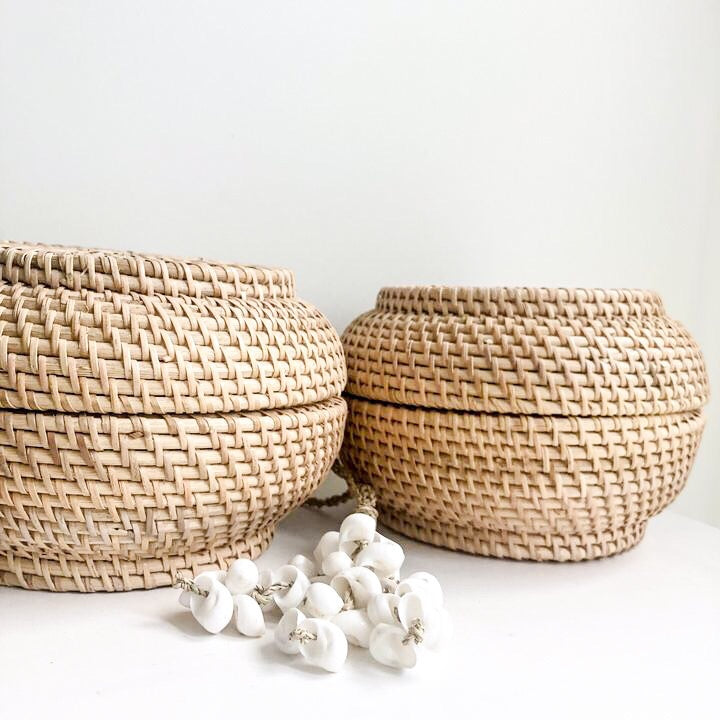 Cosmo Rattan Canister