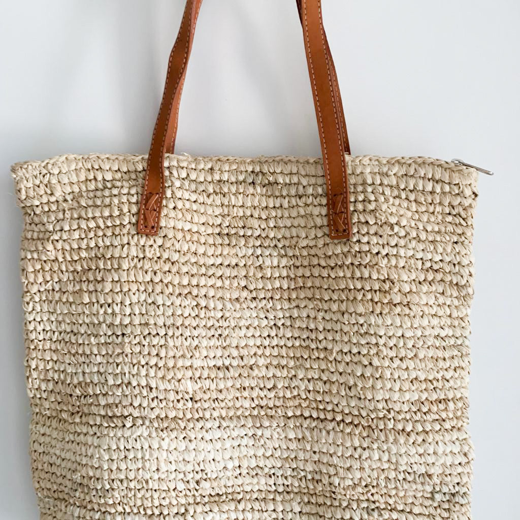 Jumbo Poppy Tote Bag [Natural]