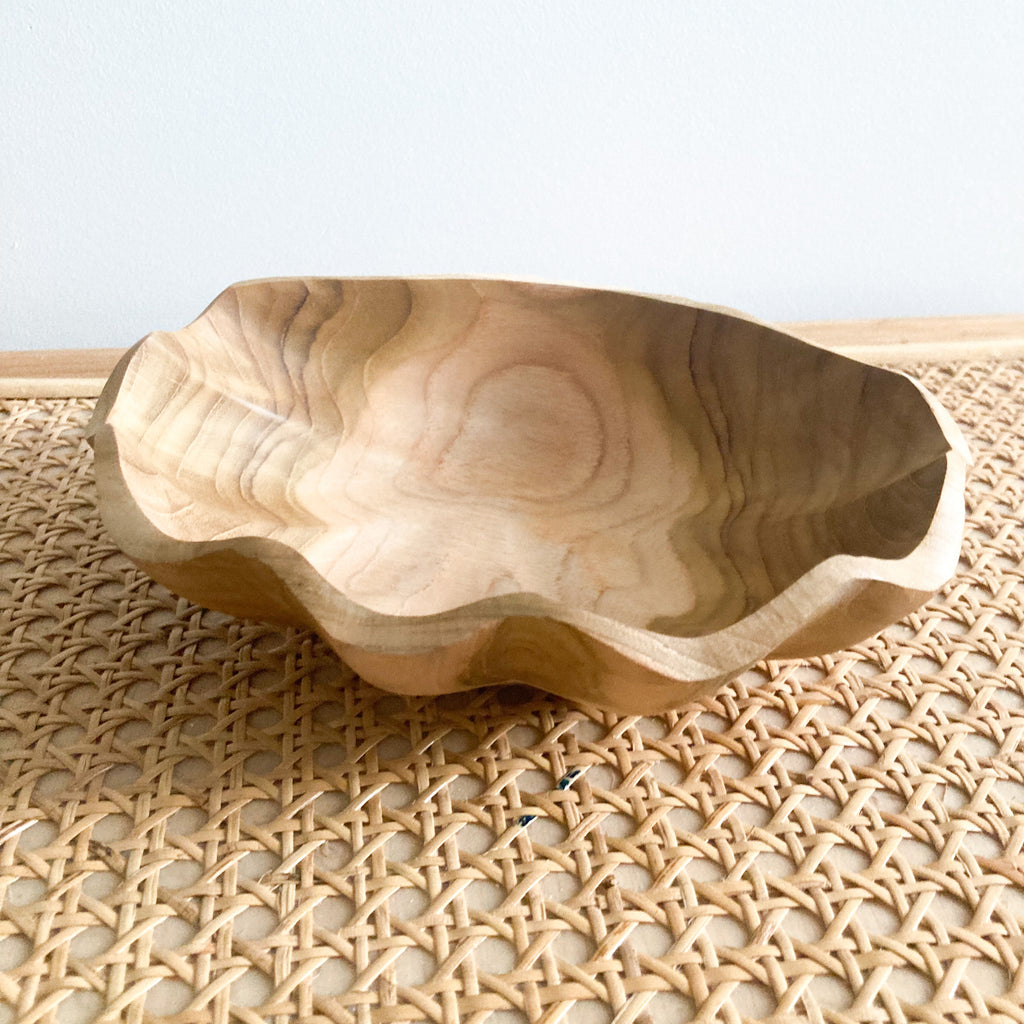 Wooden Clam Bowl