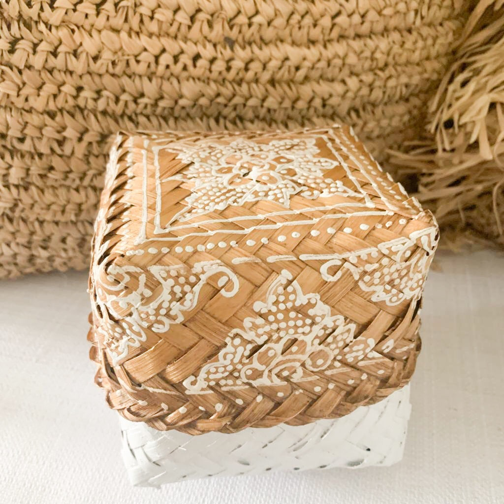 Henna Bamboo Basket