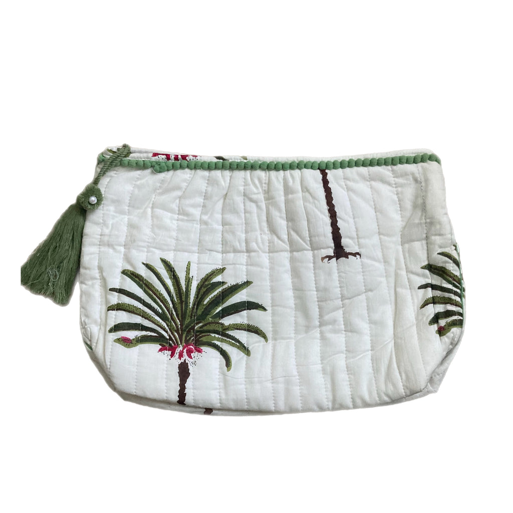 Palm Tree Tolietry Bag