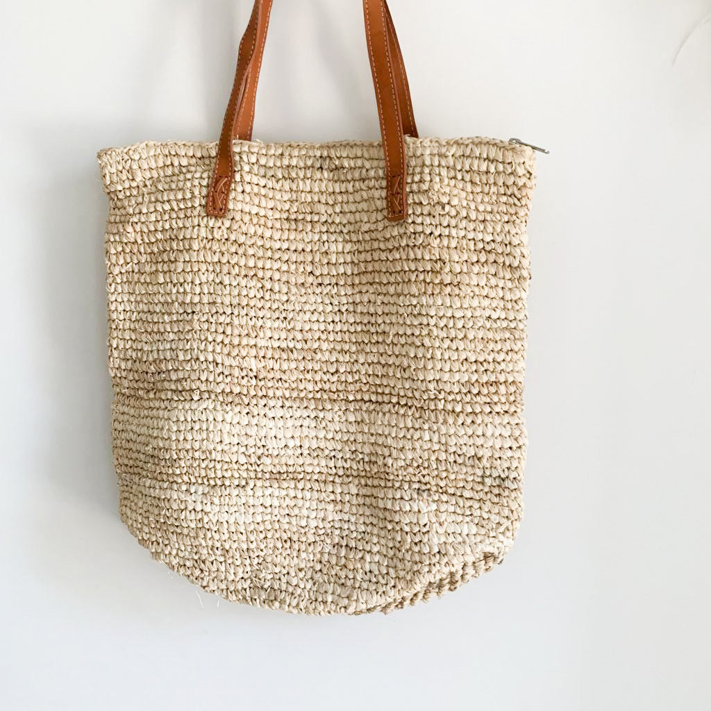 Jumbo Poppy Tote Bag [Natural]