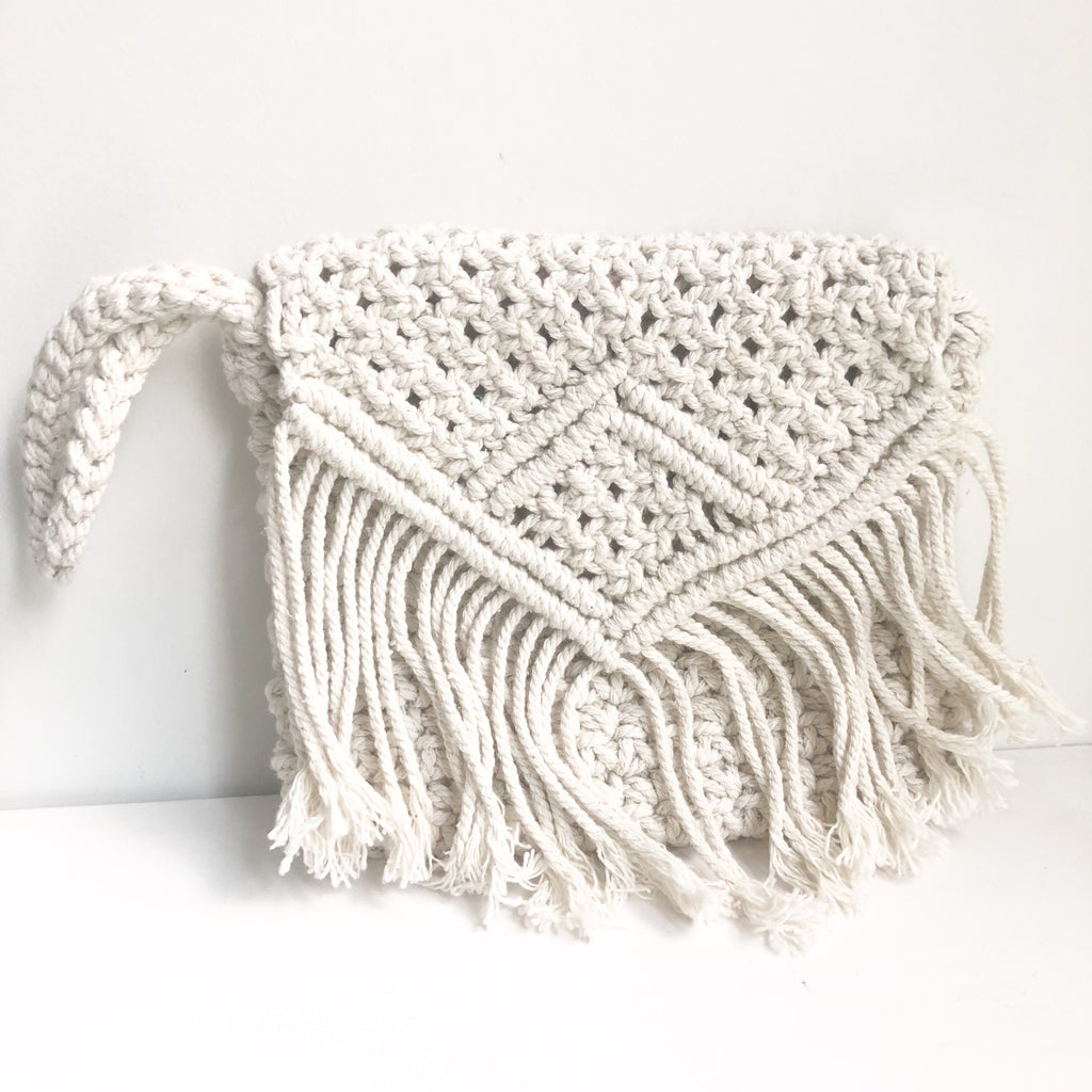 Eden Macrame Clutch