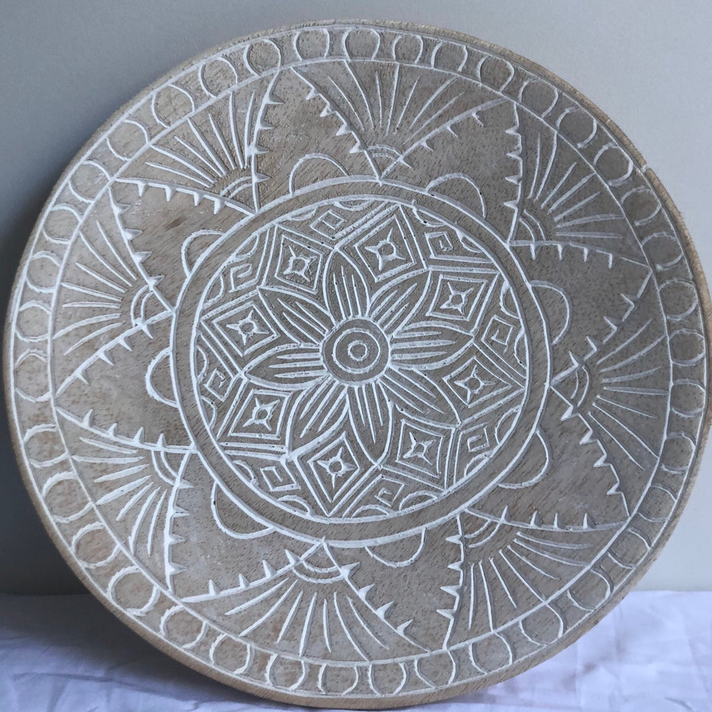 Carved Tribal Platter