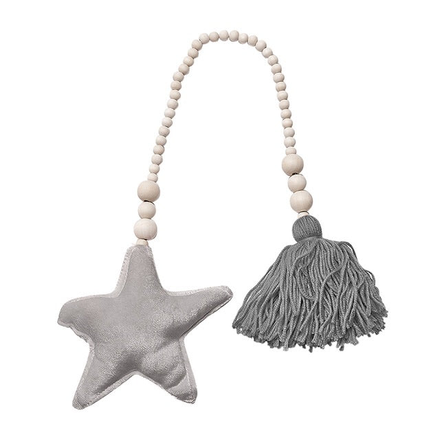 Star Hanging Tassel (Grey)