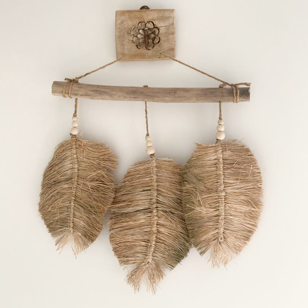 Tamela Feather Wall Hanging