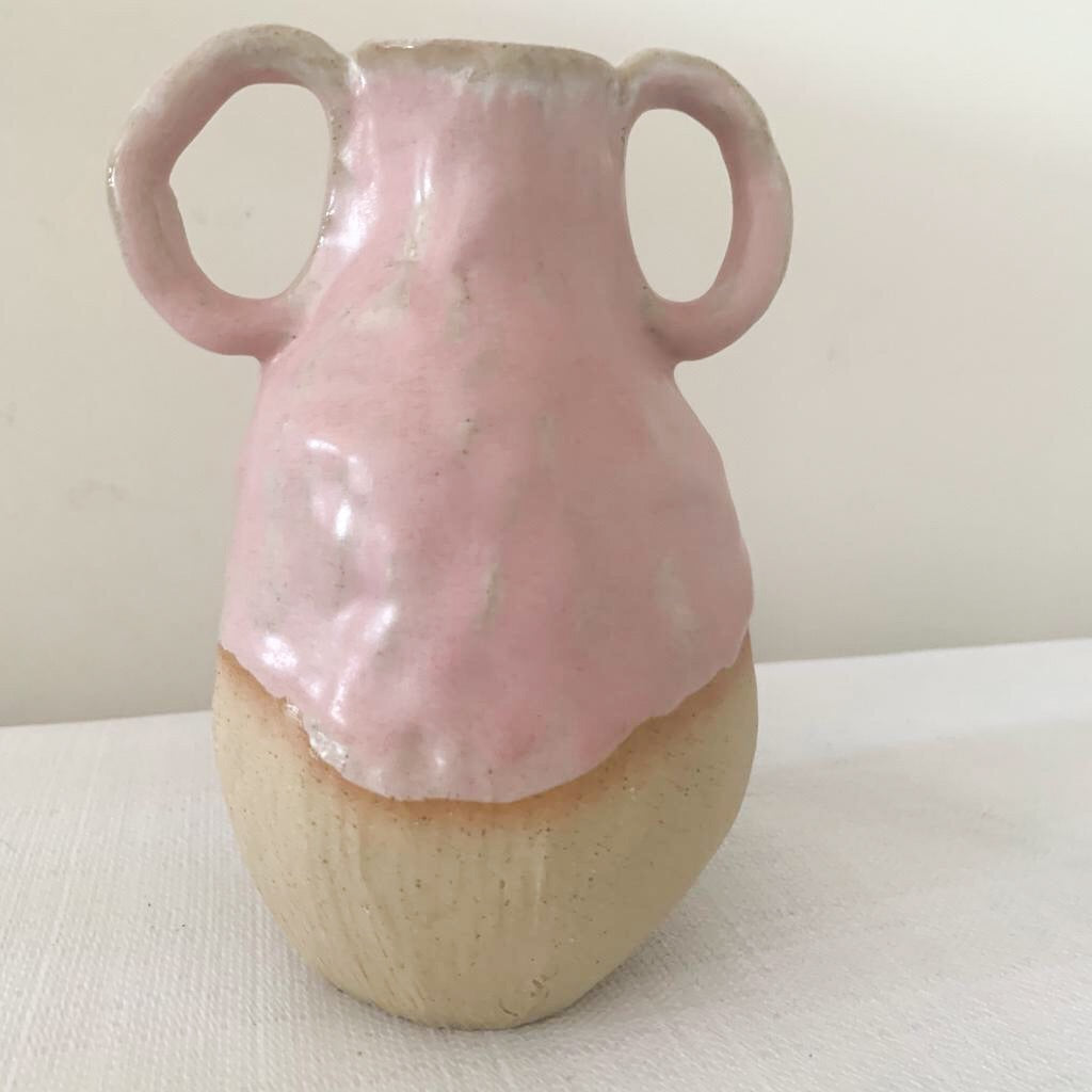 Winged Ceramic Vase