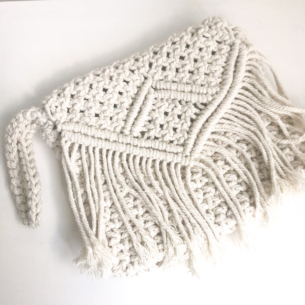 Eden Macrame Clutch