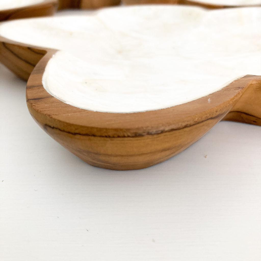 Flower Teak Dish