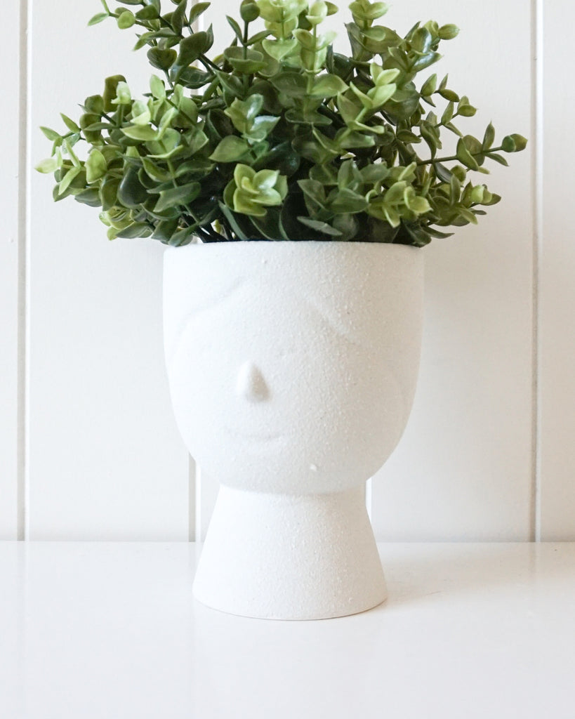 Lottie Pot Plant [White]