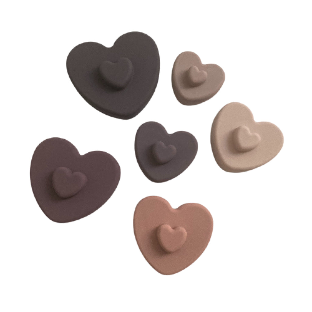 Heart Shape Silicone Stacker