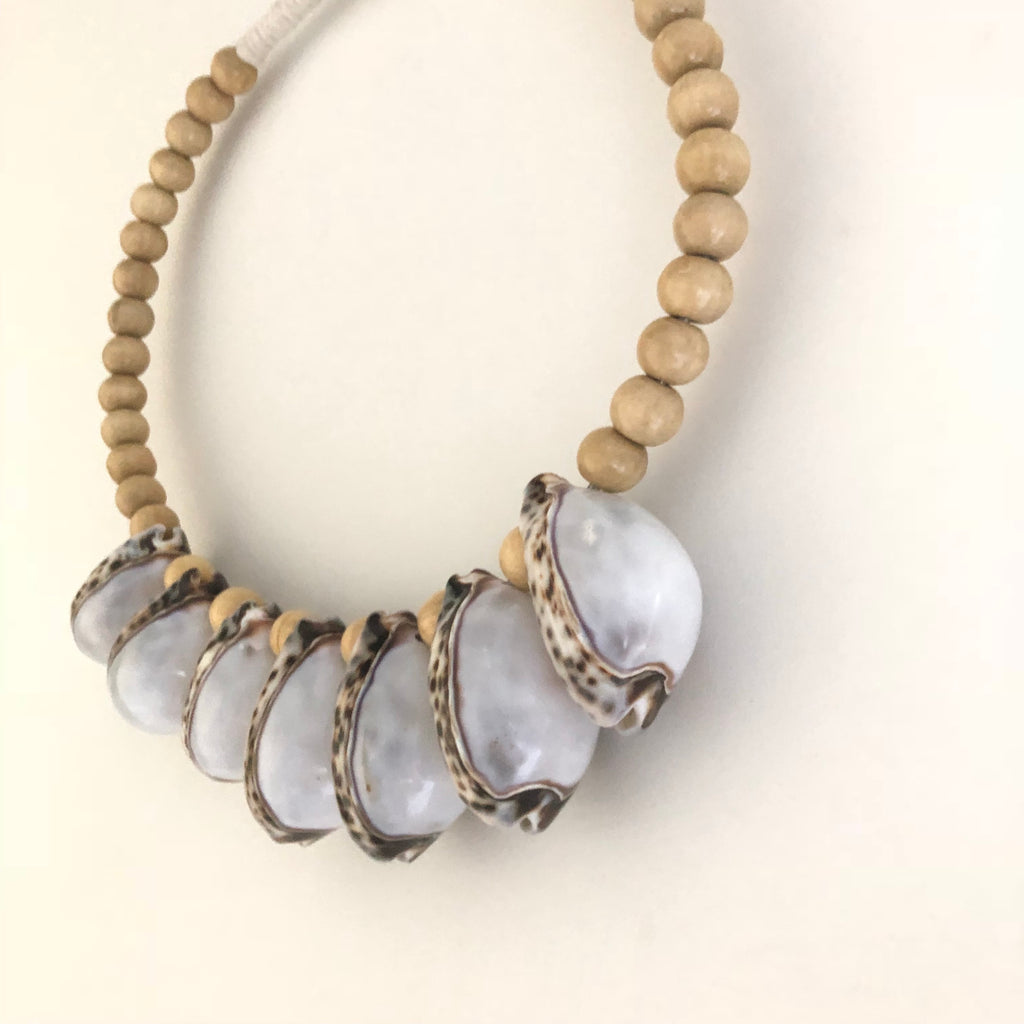 Tiger Cowrie Shell Necklace