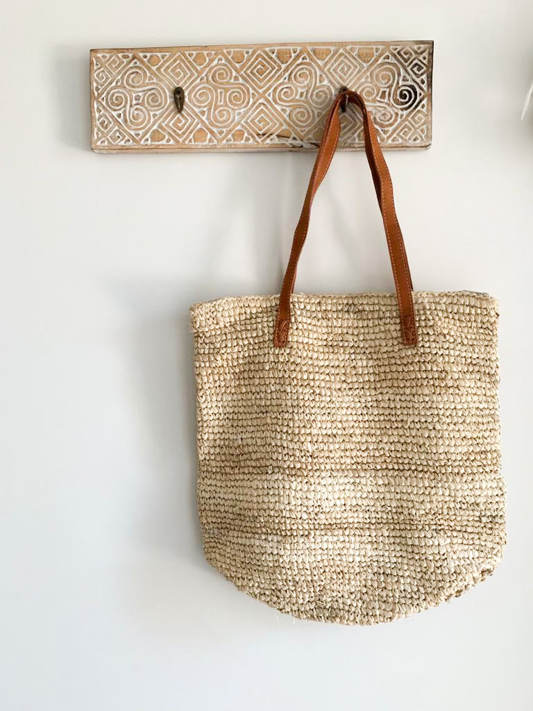 Jumbo Poppy Tote Bag [Natural]