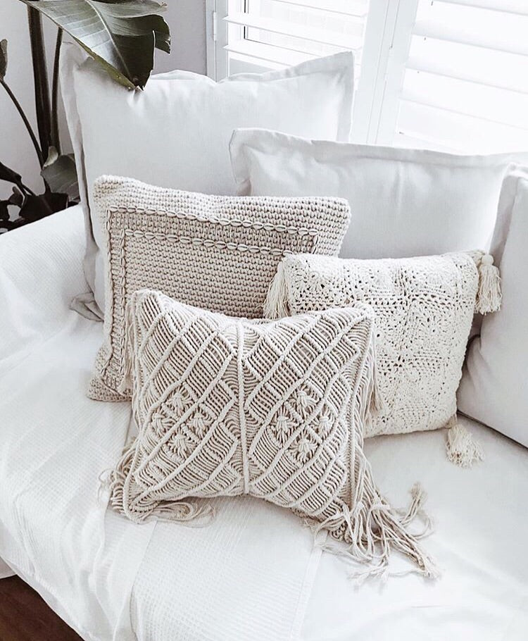 Alayna Crochet Cushion Cover